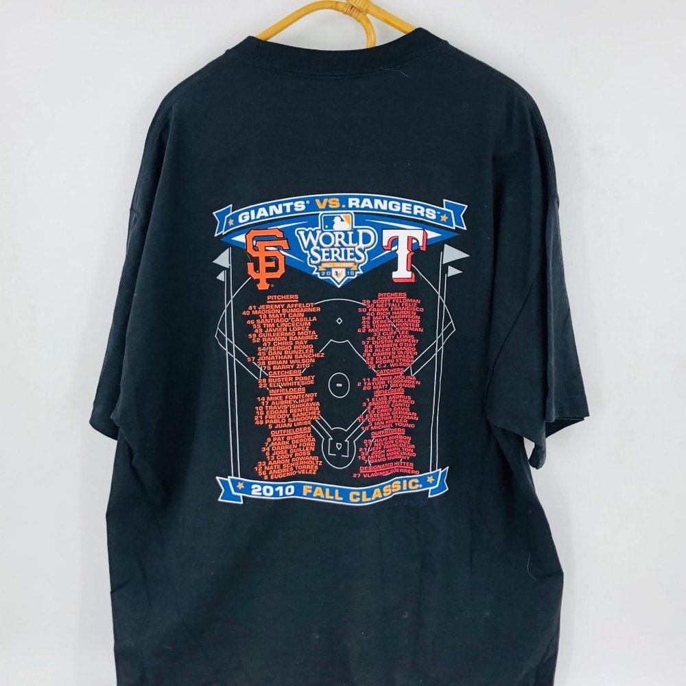 WORLD SERIES San Fransisco Giants Texas Ranger Tee - Picture 3 of 15